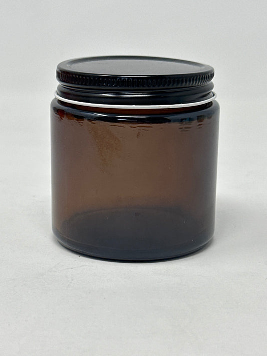 Amber Glass Jar - 4 oz